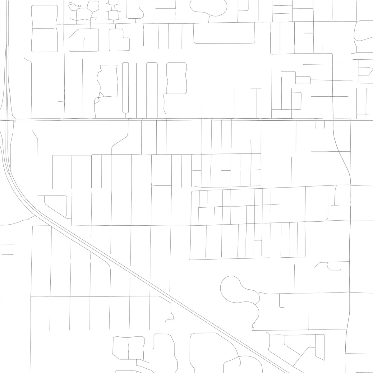 ROAD MAP OF JUNE PARK, FLORIDA BY MAPBAKES