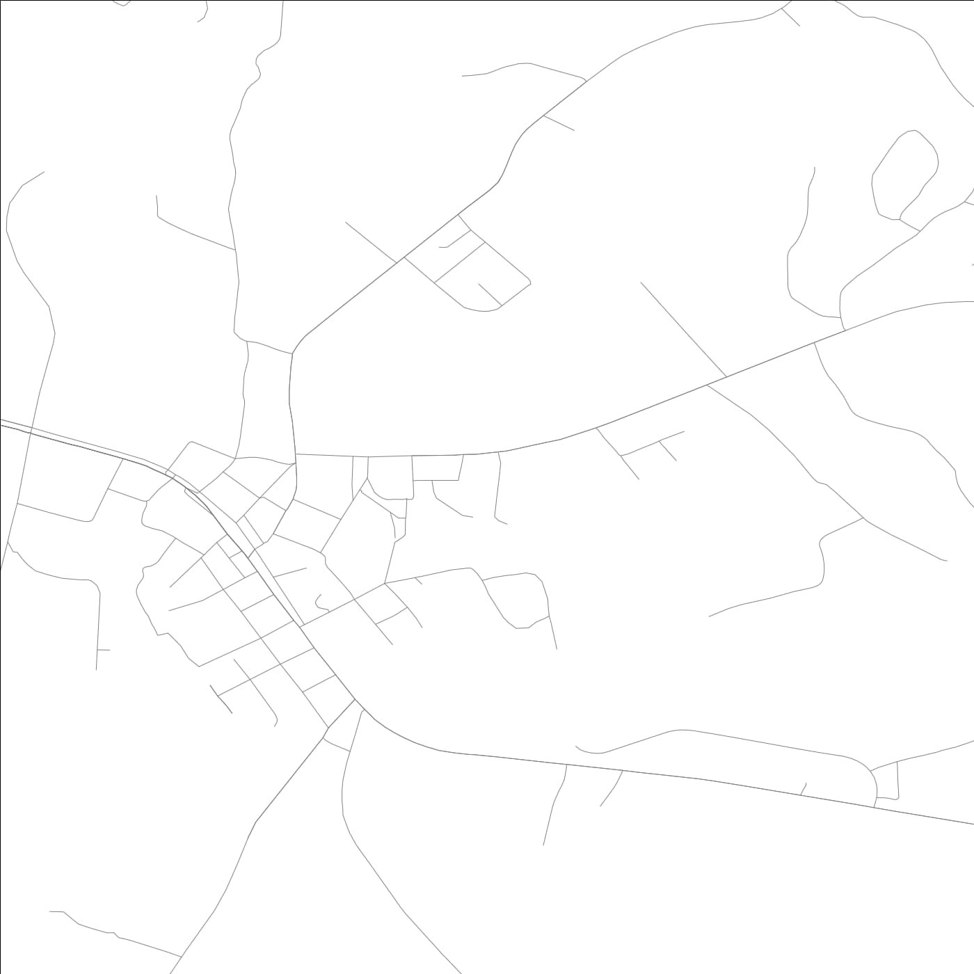 ROAD MAP OF MAYSVILLE, GEORGIA BY MAPBAKES