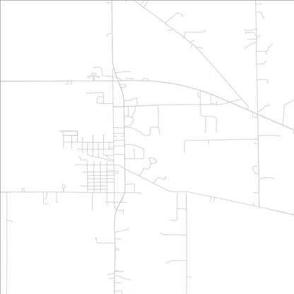 ROAD MAP OF MILAN, INDIANA BY MAPBAKES