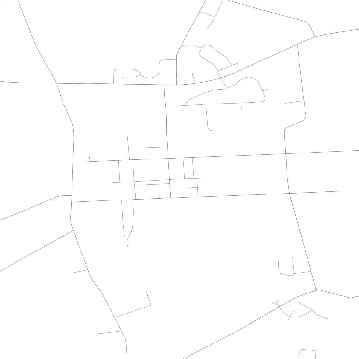 ROAD MAP OF HOUSTON, DELAWARE BY MAPBAKES