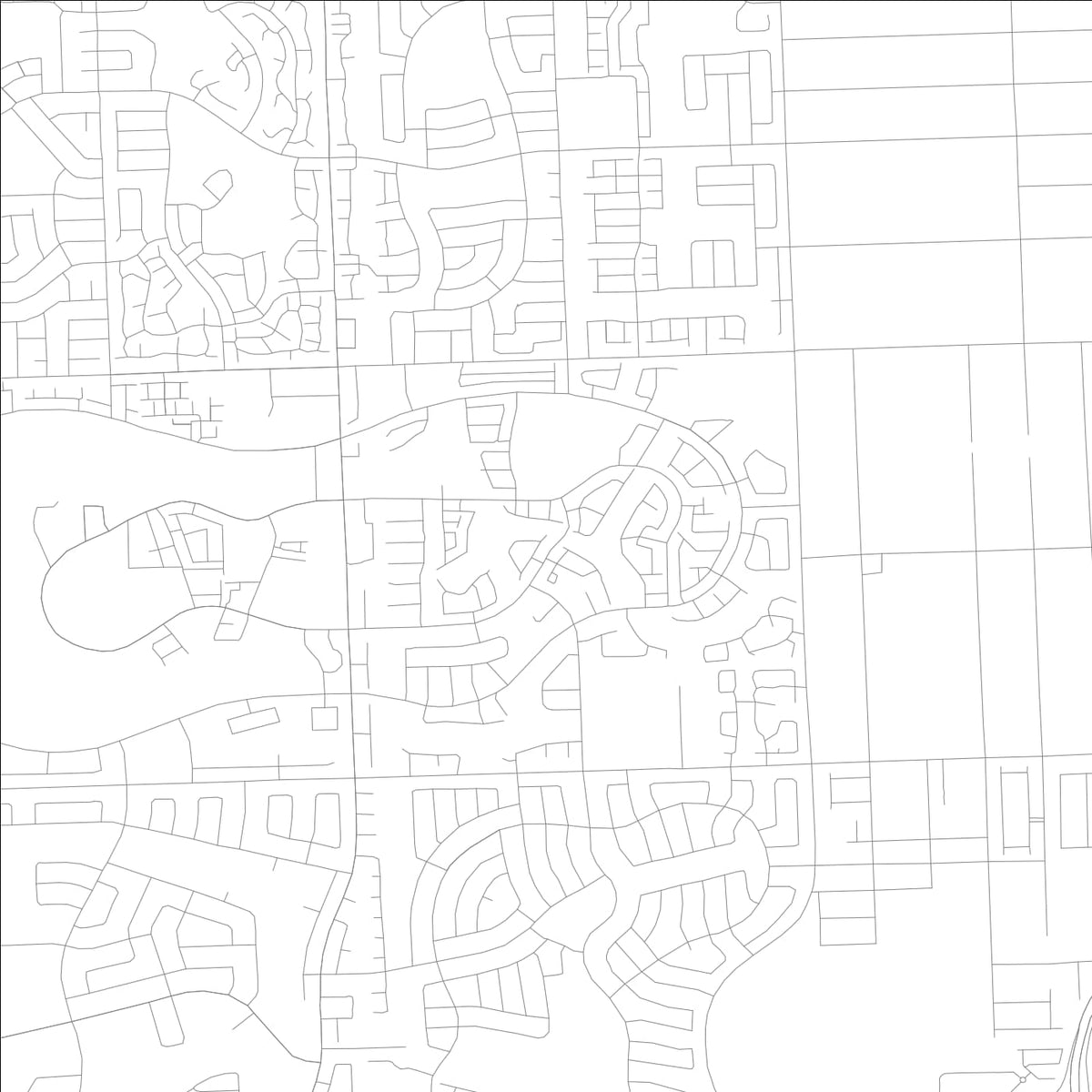 ROAD MAP OF KENDALE LAKES, FLORIDA BY MAPBAKES