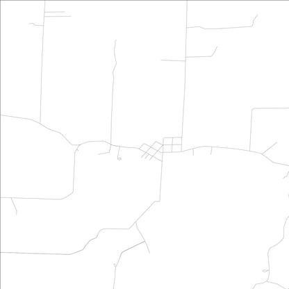 ROAD MAP OF MILLHOUSEN, INDIANA BY MAPBAKES