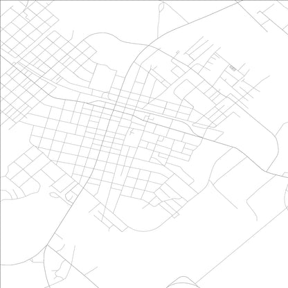 ROAD MAP OF MCRAE HELENA, GEORGIA BY MAPBAKES