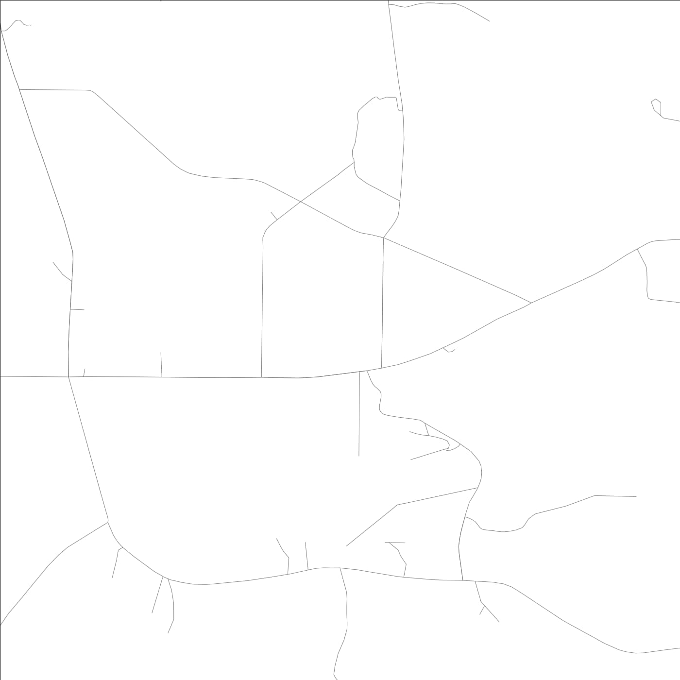 ROAD MAP OF MEANSVILLE, GEORGIA BY MAPBAKES