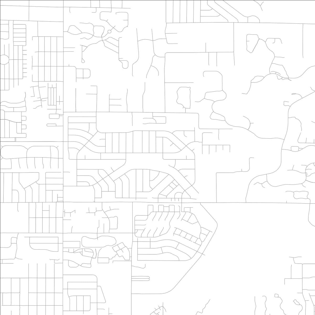 ROAD MAP OF KENSINGTON PARK, FLORIDA BY MAPBAKES