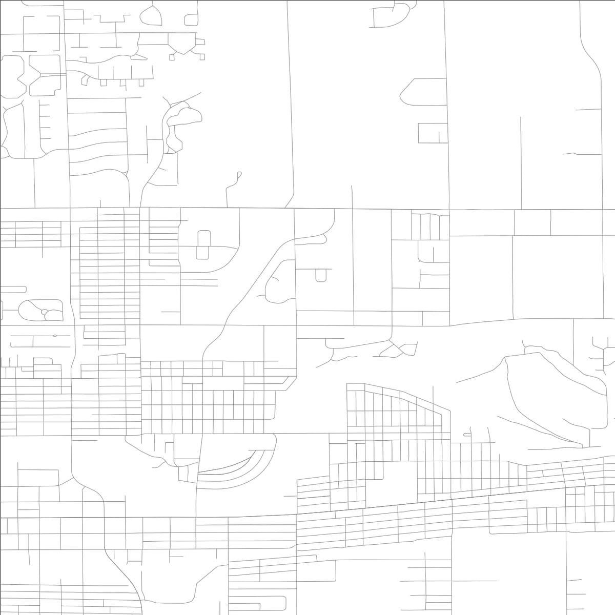 ROAD MAP OF MISHAWAKA, INDIANA BY MAPBAKES
