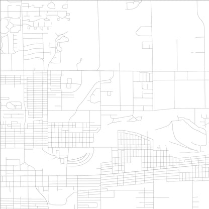 ROAD MAP OF MISHAWAKA, INDIANA BY MAPBAKES