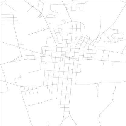 ROAD MAP OF METTER, GEORGIA BY MAPBAKES