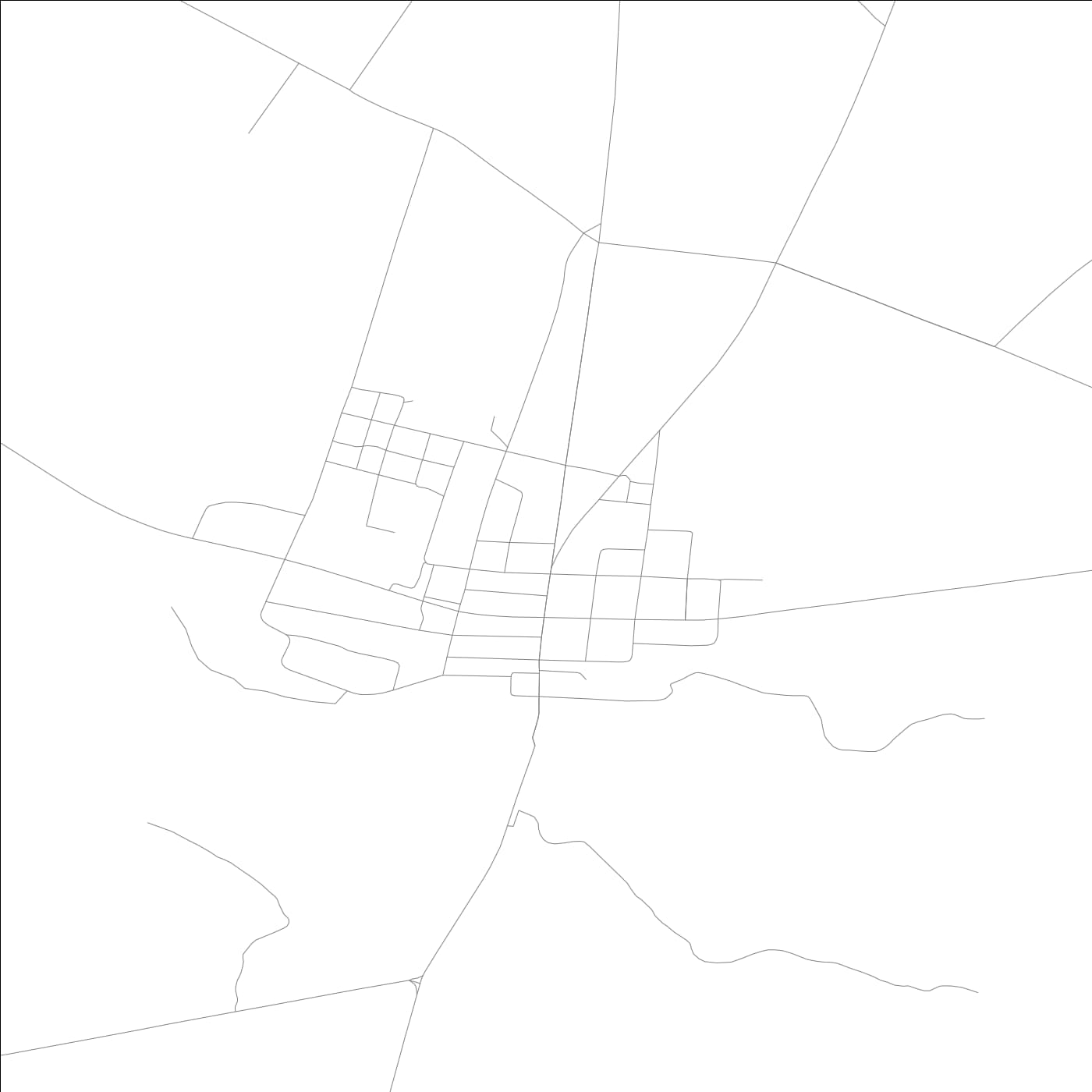 ROAD MAP OF MIDVILLE, GEORGIA BY MAPBAKES