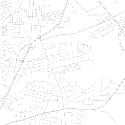 ROAD MAP OF KENT ACRES, DELAWARE BY MAPBAKES