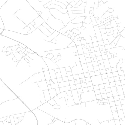 ROAD MAP OF MILLEDGEVILLE, GEORGIA BY MAPBAKES