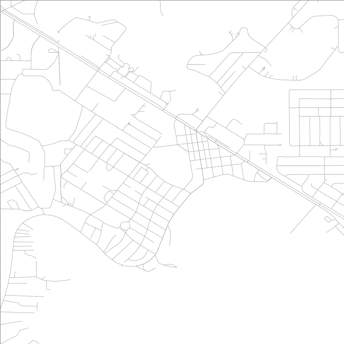 ROAD MAP OF KEYSTONE HEIGHTS, FLORIDA BY MAPBAKES