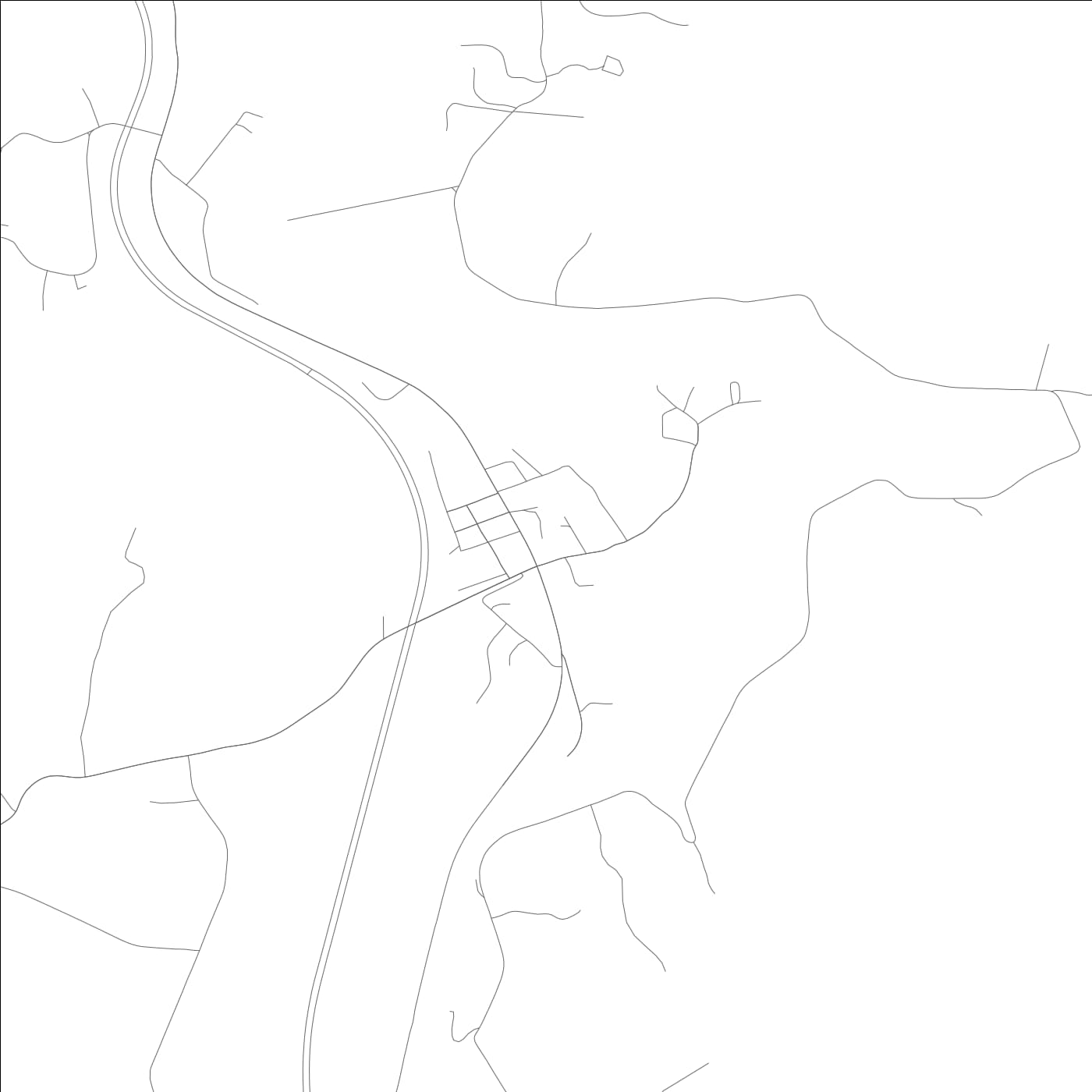 ROAD MAP OF PLEASANT VIEW, KENTUCKY BY MAPBAKES