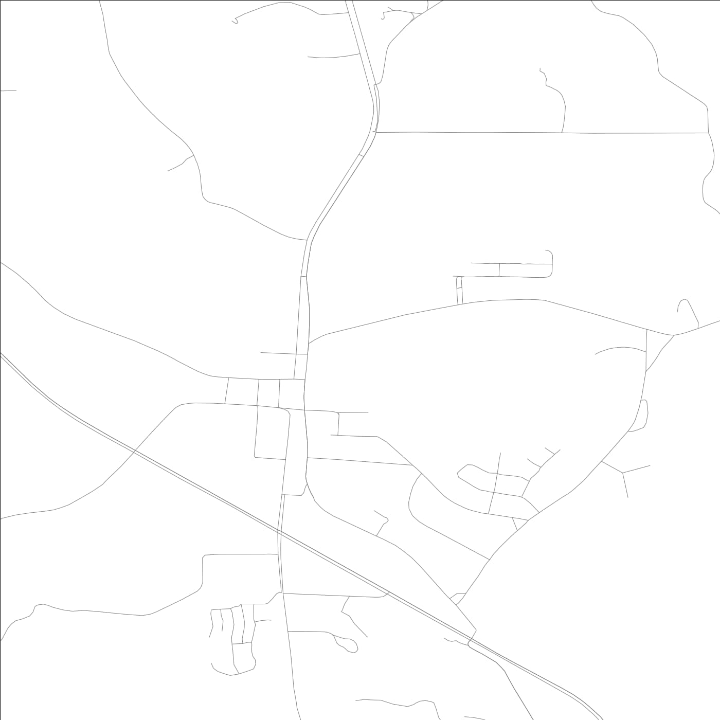 ROAD MAP OF MILNER, GEORGIA BY MAPBAKES