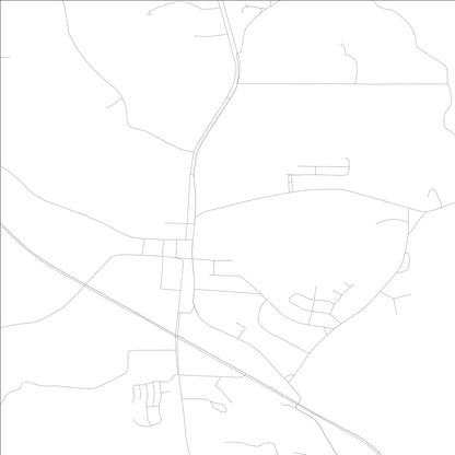 ROAD MAP OF MILNER, GEORGIA BY MAPBAKES