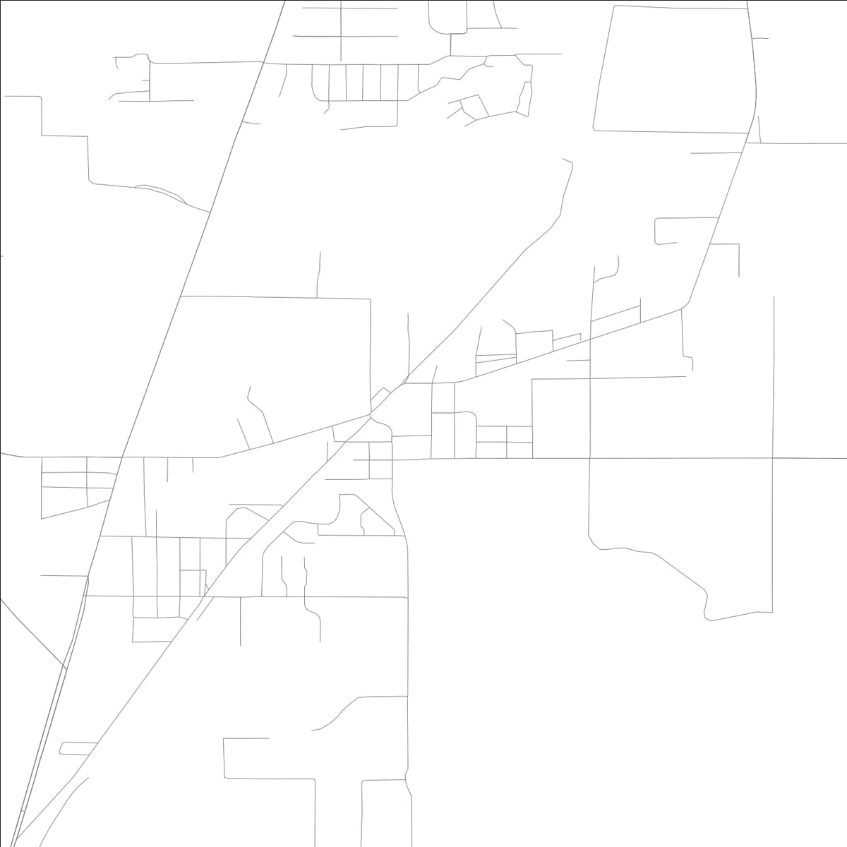 ROAD MAP OF LACOOCHEE, FLORIDA BY MAPBAKES