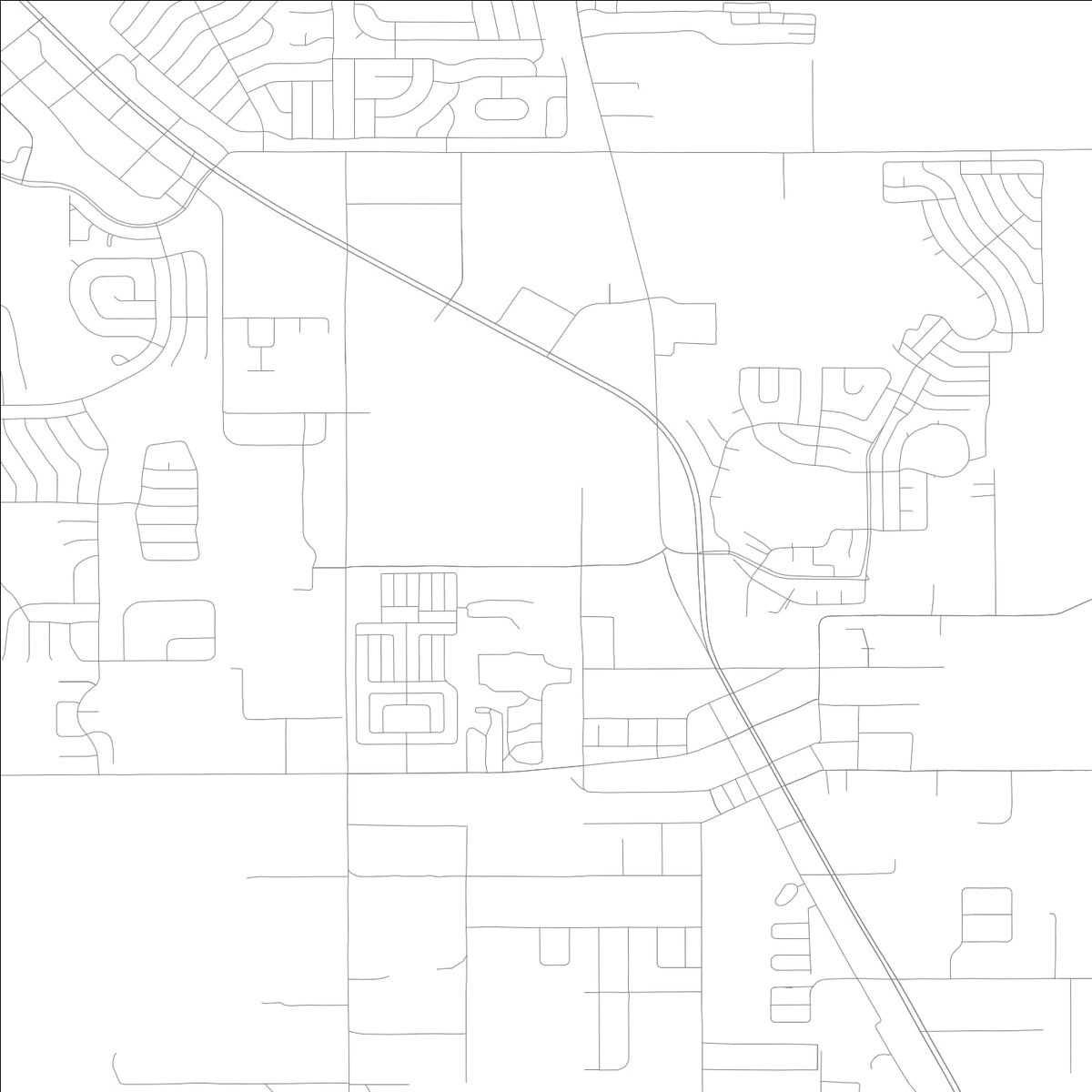 ROAD MAP OF LADY LAKE, FLORIDA BY MAPBAKES