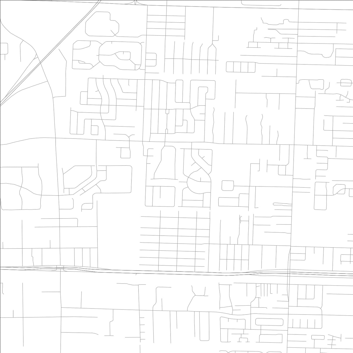 ROAD MAP OF LAKE BELVEDERE ESTATES, FLORIDA BY MAPBAKES