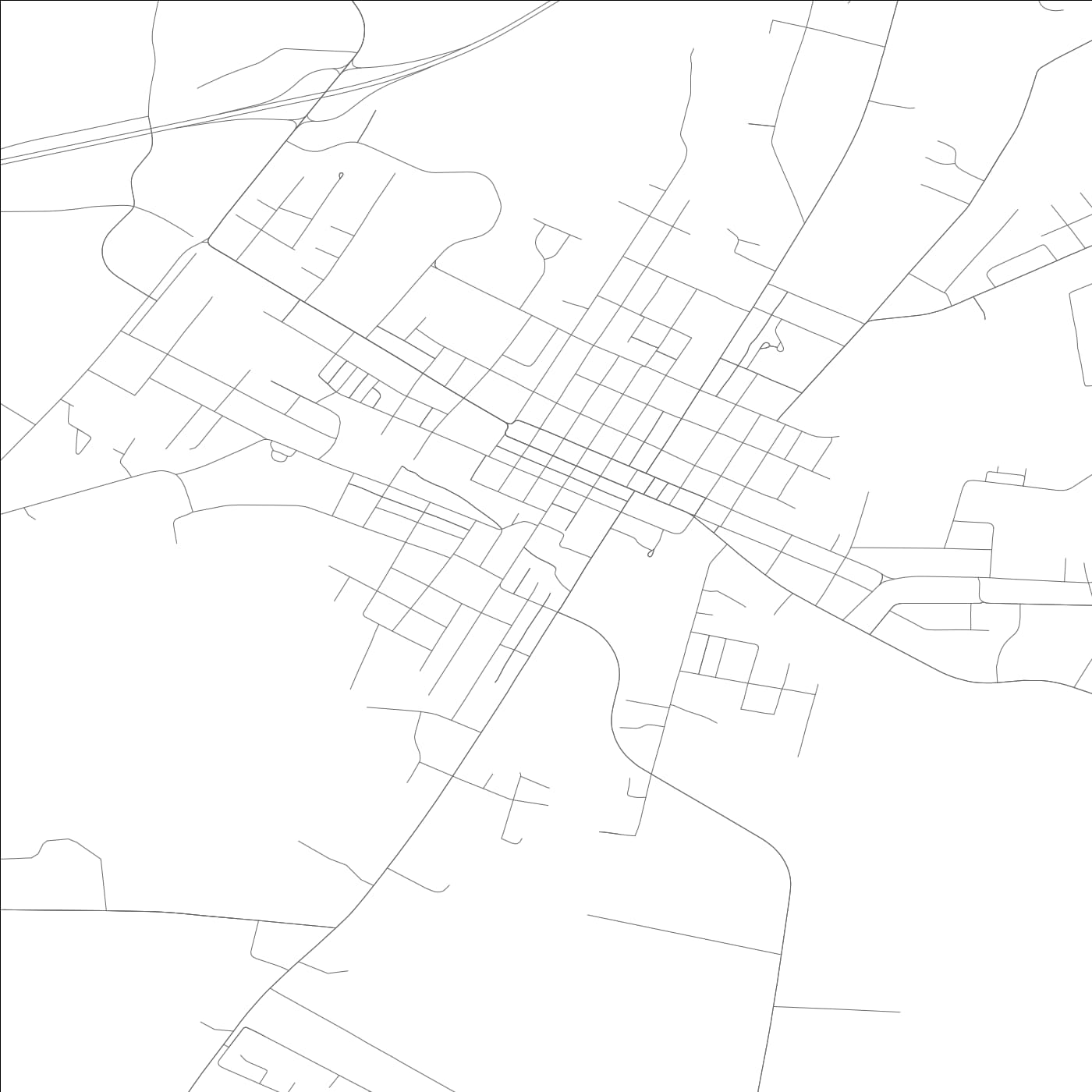 ROAD MAP OF PRINCETON, KENTUCKY BY MAPBAKES