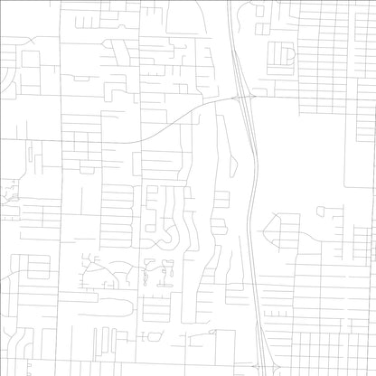 ROAD MAP OF LAKE CLARKE SHORES, FLORIDA BY MAPBAKES