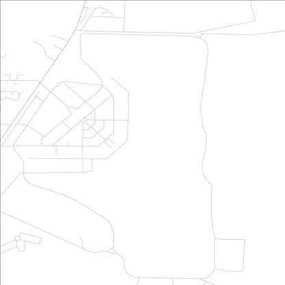 ROAD MAP OF MOODY AFB, GEORGIA BY MAPBAKES