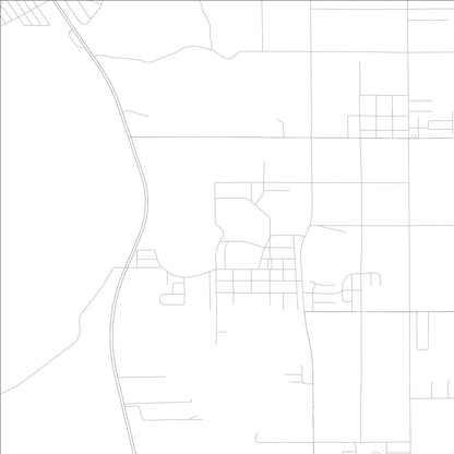 ROAD MAP OF LAKE HAMILTON, FLORIDA BY MAPBAKES