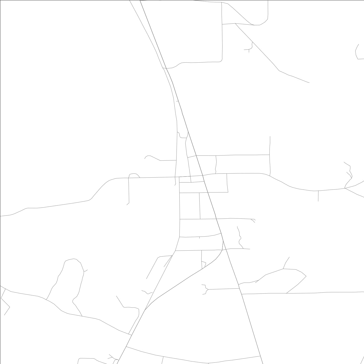 ROAD MAP OF MORELAND, GEORGIA BY MAPBAKES