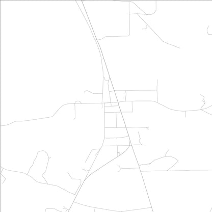 ROAD MAP OF MORELAND, GEORGIA BY MAPBAKES