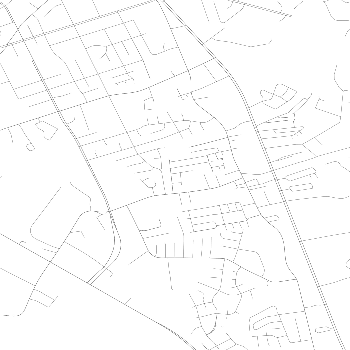 ROAD MAP OF RADCLIFF, KENTUCKY BY MAPBAKES