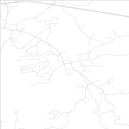 ROAD MAP OF MORGANTON, GEORGIA BY MAPBAKES