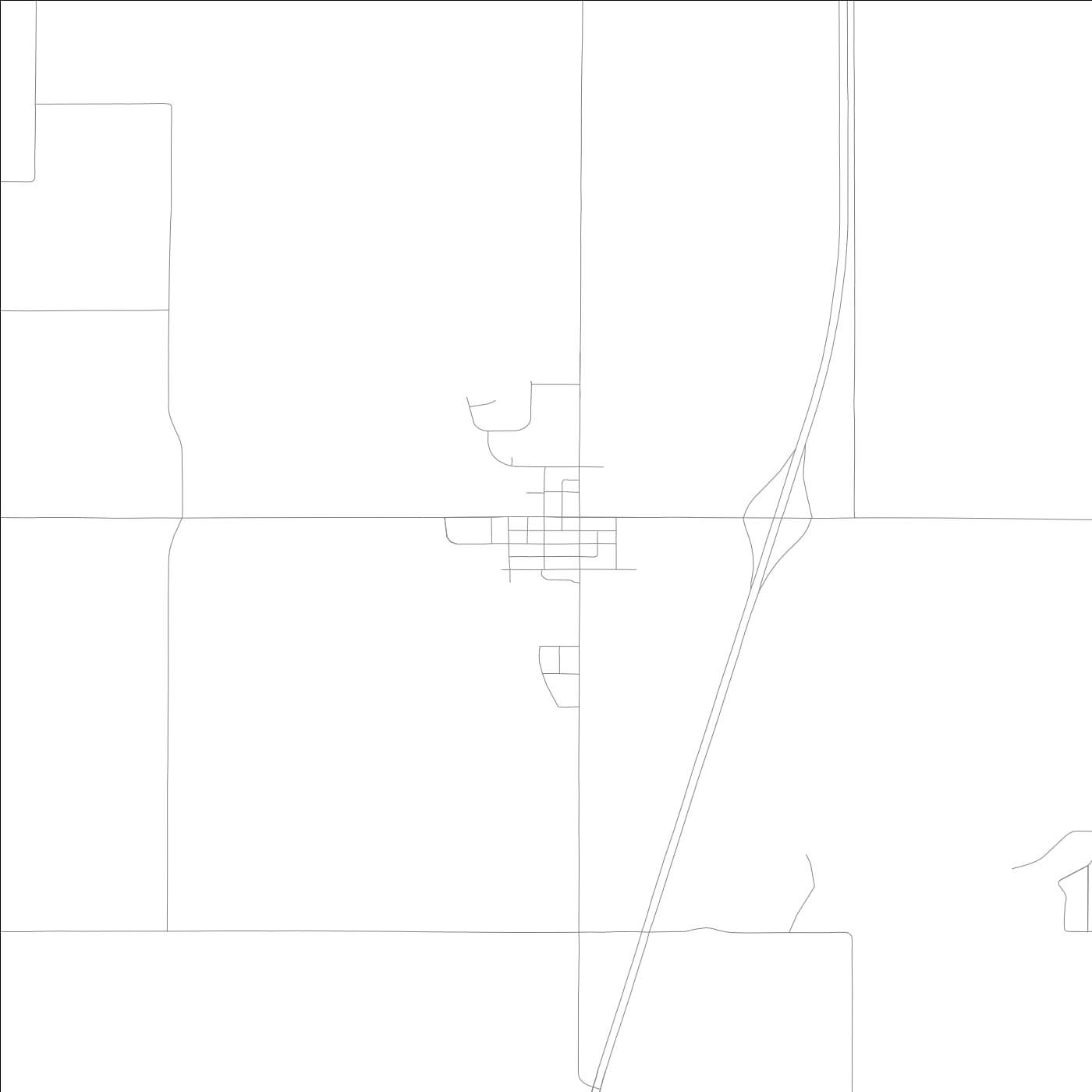 ROAD MAP OF MOUNT SUMMIT, INDIANA BY MAPBAKES