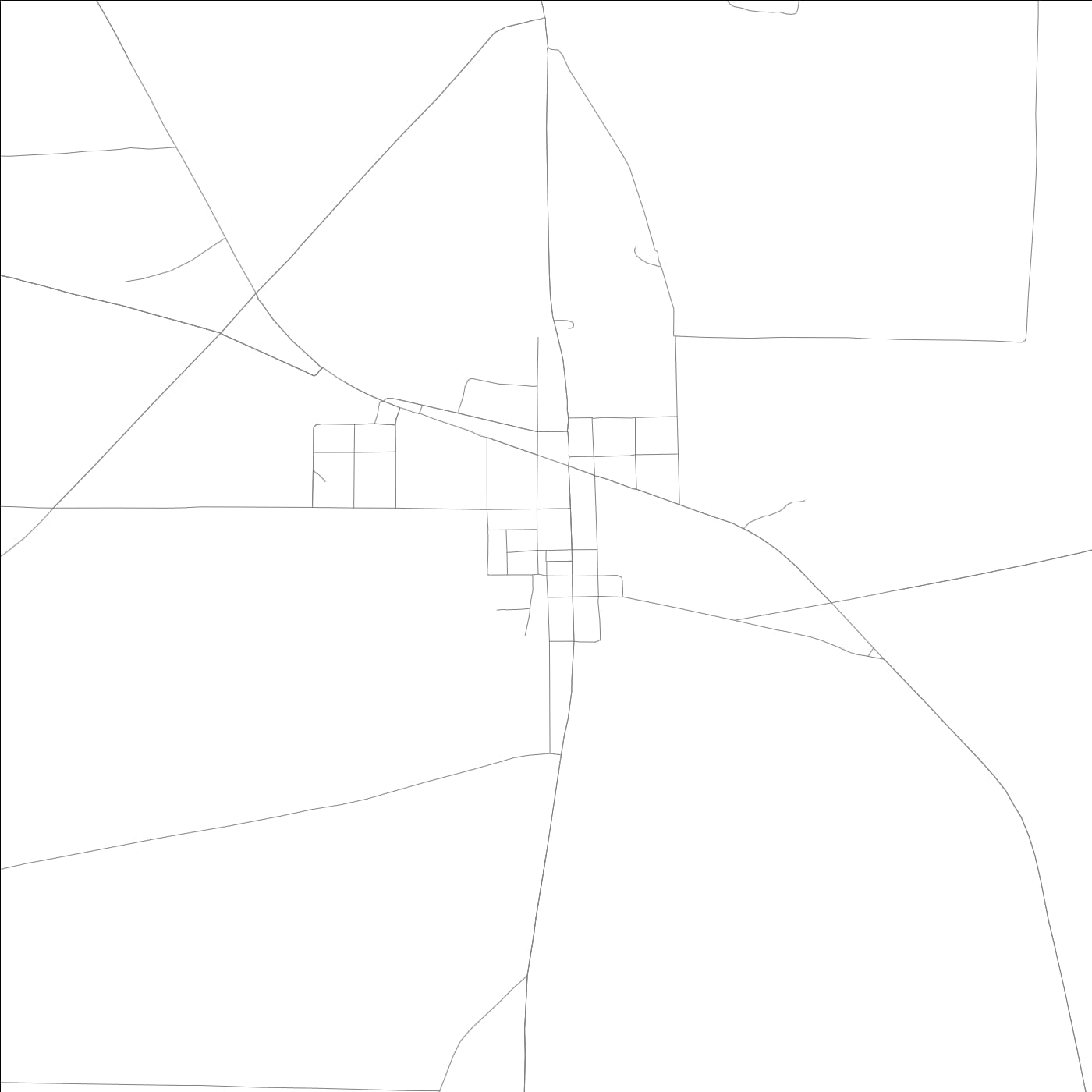 ROAD MAP OF MORVEN, GEORGIA BY MAPBAKES