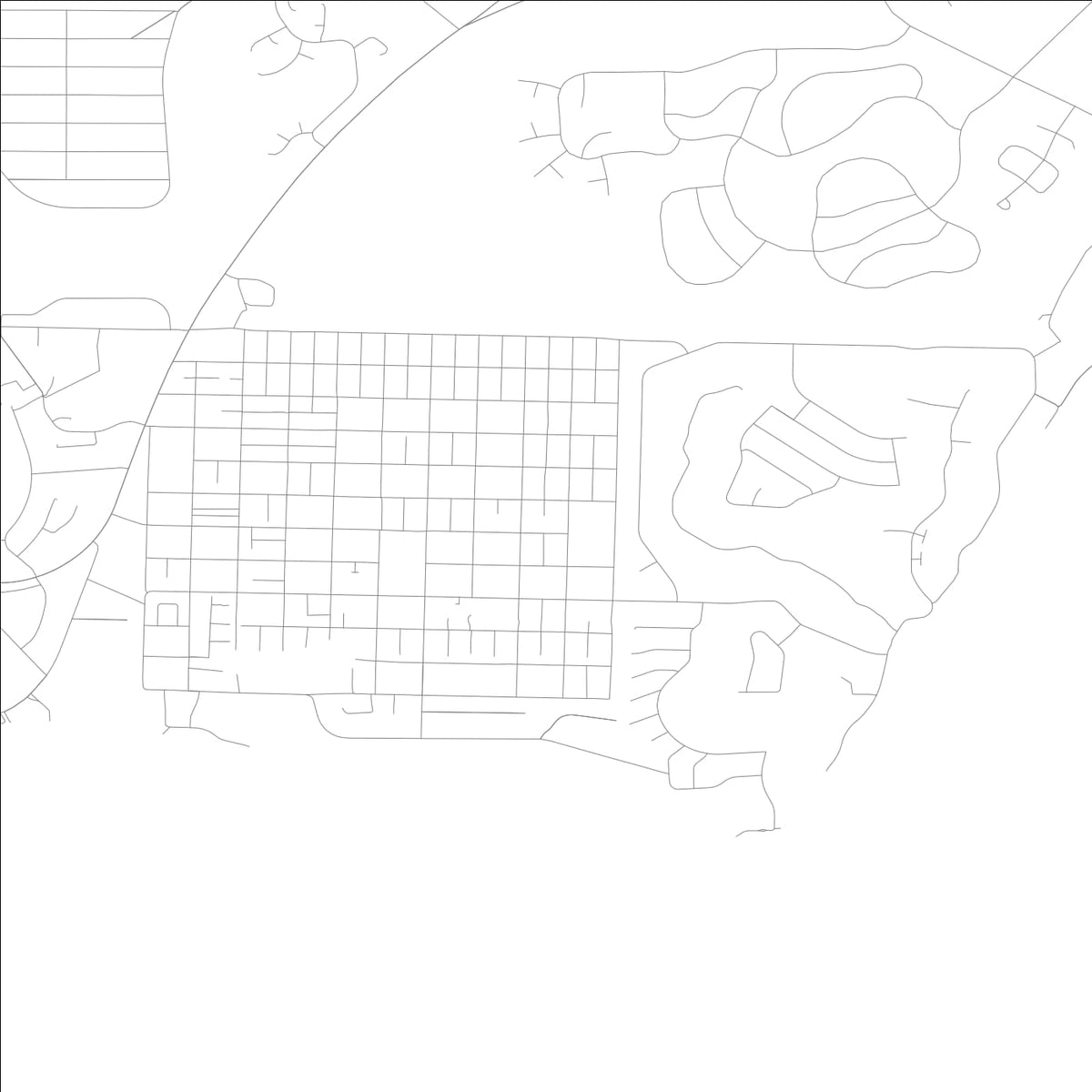 ROAD MAP OF LAKE LORRAINE, FLORIDA BY MAPBAKES