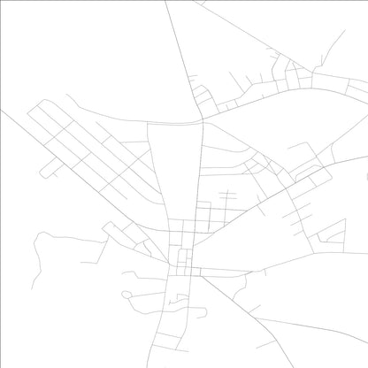 ROAD MAP OF MOUNT VERNON, GEORGIA BY MAPBAKES