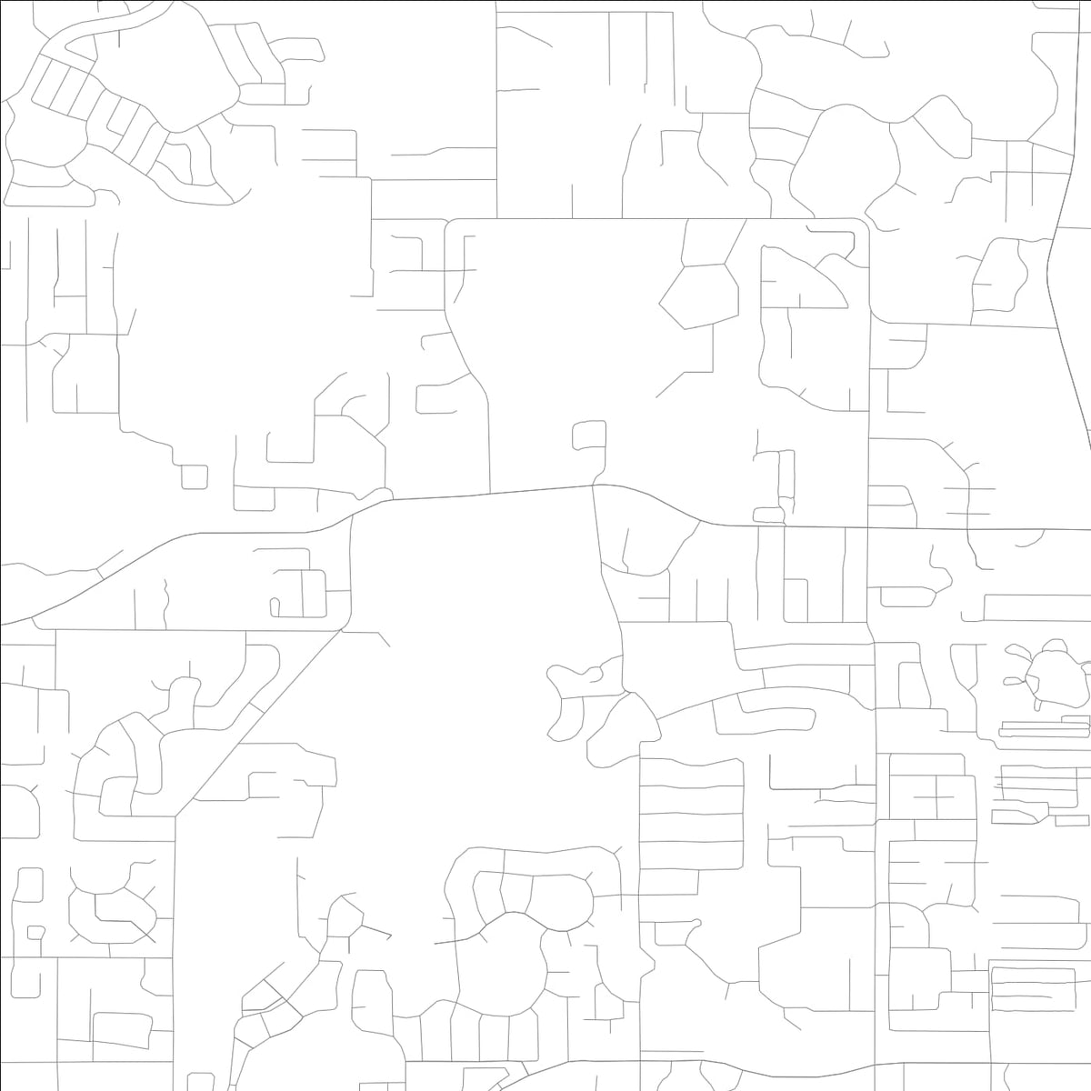 ROAD MAP OF LAKE MAGDALENE, FLORIDA BY MAPBAKES