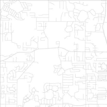 ROAD MAP OF LAKE MAGDALENE, FLORIDA BY MAPBAKES