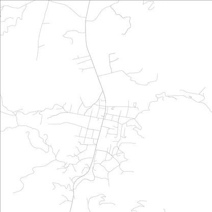 ROAD MAP OF MOUNTAIN CITY, GEORGIA BY MAPBAKES