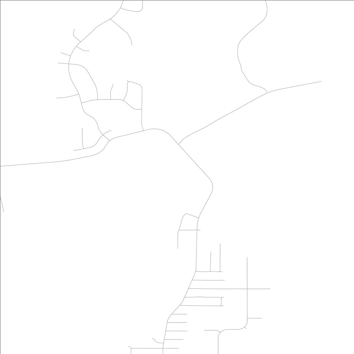 ROAD MAP OF LAKE MARY JANE, FLORIDA BY MAPBAKES