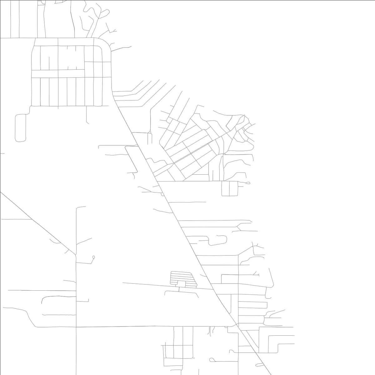 ROAD MAP OF LAKE PANASOFFKEE, FLORIDA BY MAPBAKES