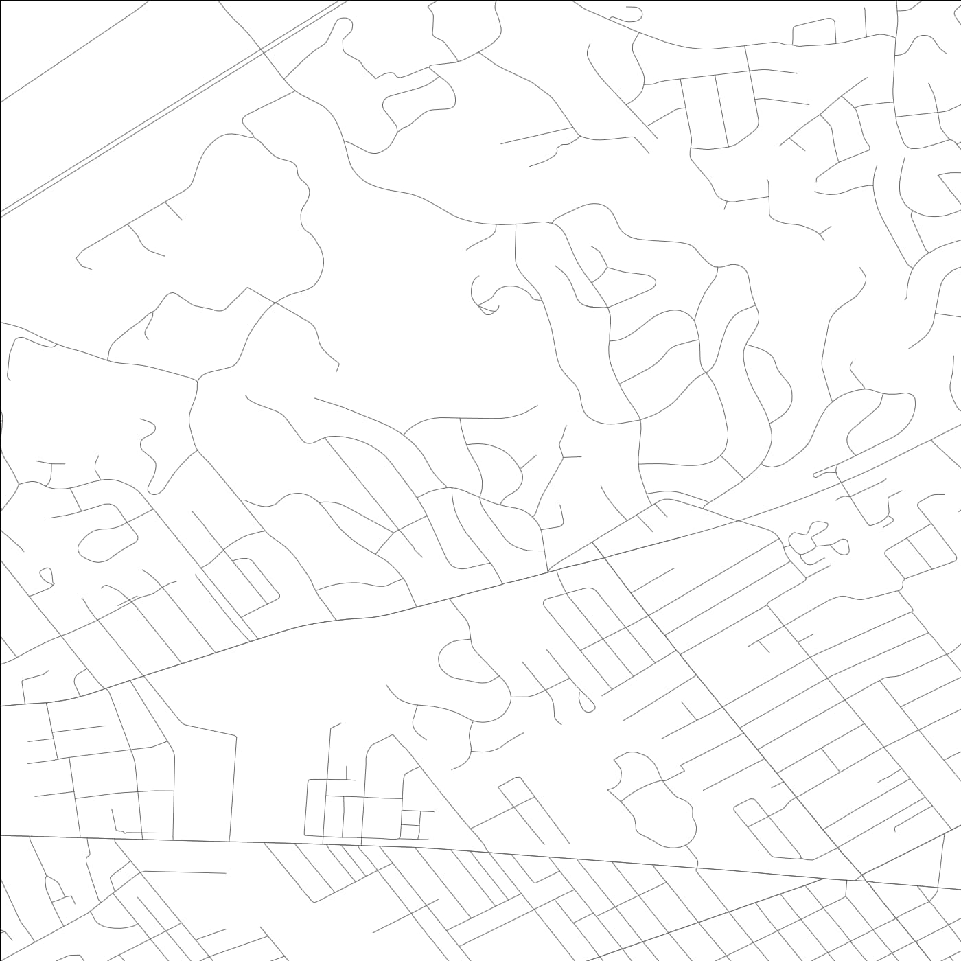 ROAD MAP OF ROLLING FIELDS, KENTUCKY BY MAPBAKES