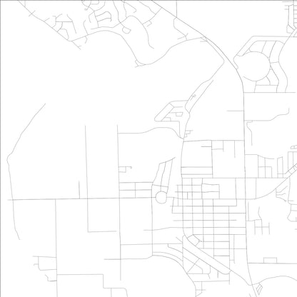 ROAD MAP OF LAKE PLACID, FLORIDA BY MAPBAKES