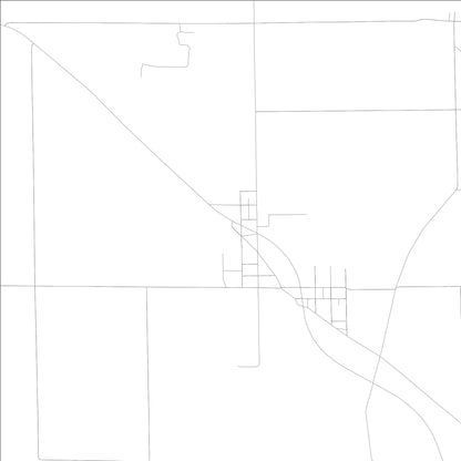 ROAD MAP OF NEW GOSHEN, INDIANA BY MAPBAKES