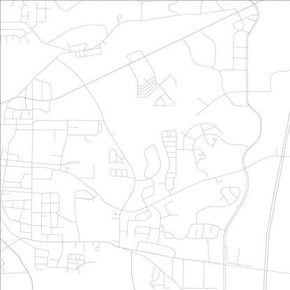 ROAD MAP OF NEWNAN, GEORGIA BY MAPBAKES