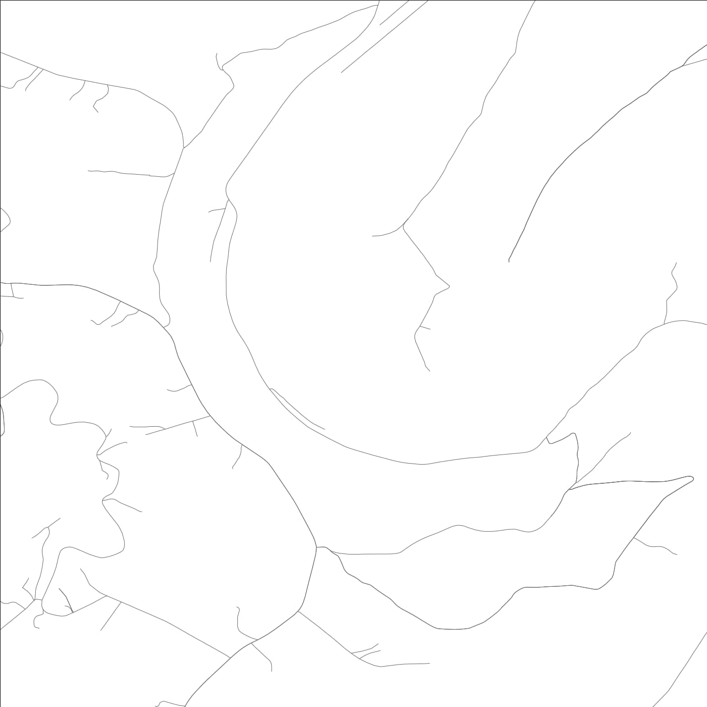 ROAD MAP OF RYLAND HEIGHTS, KENTUCKY BY MAPBAKES