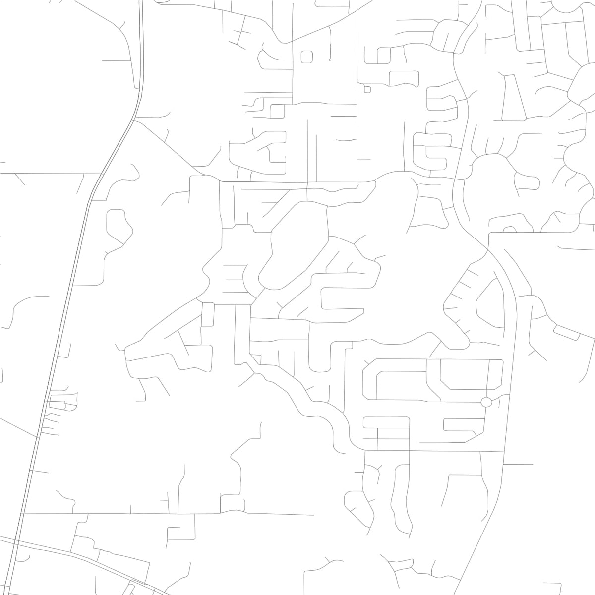 ROAD MAP OF LAND O LAKES, FLORIDA BY MAPBAKES
