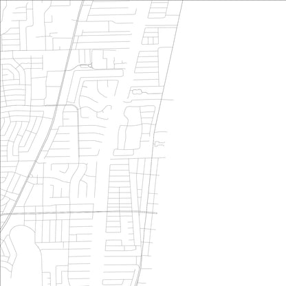 ROAD MAP OF LAUDERDALE BY THE SEA, FLORIDA BY MAPBAKES