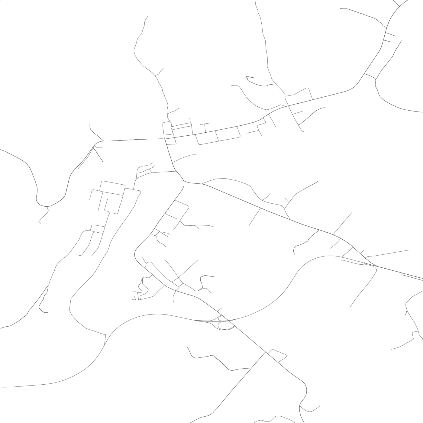 ROAD MAP OF SALYERSVILLE, KENTUCKY BY MAPBAKES