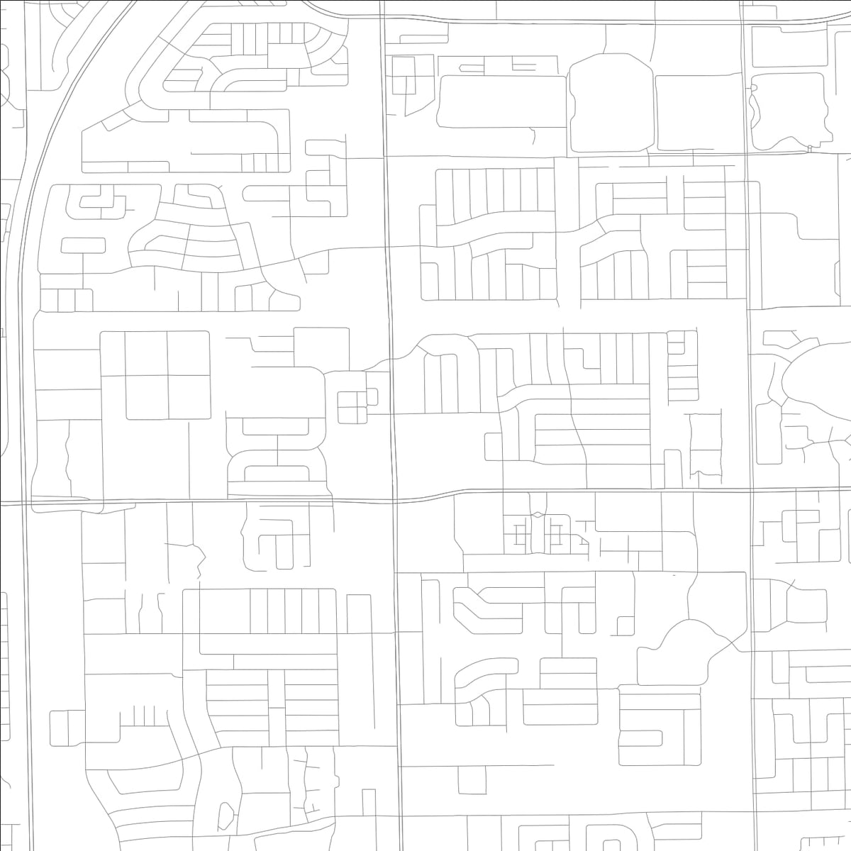 ROAD MAP OF LAUDERDALE LAKES, FLORIDA BY MAPBAKES