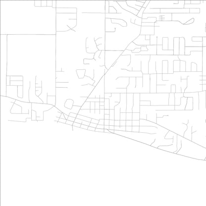 ROAD MAP OF NEWBURGH, INDIANA BY MAPBAKES
