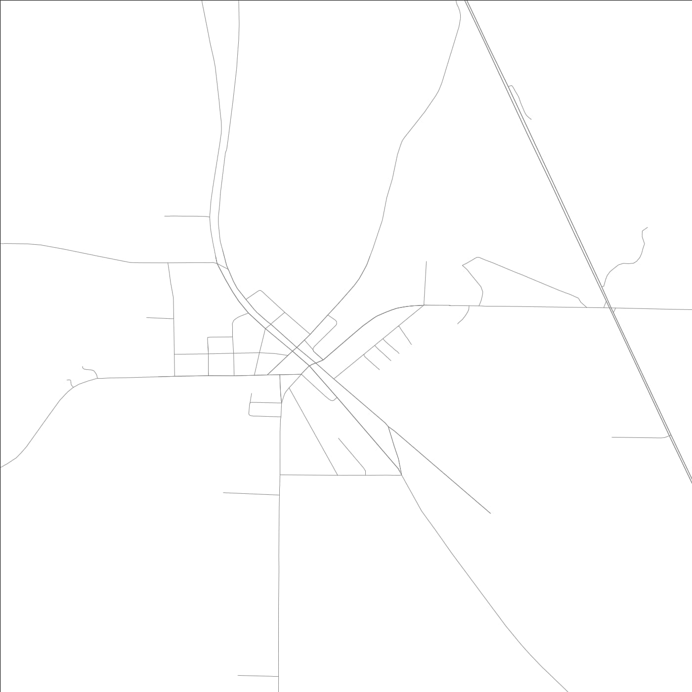 ROAD MAP OF OCHLOCKNEE, GEORGIA BY MAPBAKES